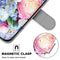 For Samsung Galaxy A52 5G Coloured Drawing Cross Texture Horizontal Flip PU Leather Case with Holder & Card Slots & Wallet & Lanyard(Light Pink Bouquet)
