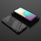 For Samsung Galaxy A02 (EU Version) Punk Armor 2 in 1 PC + TPU Shockproof Case with Invisible Holder(Black)