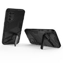 For OPPO Reno5 5G Punk Armor 2 in 1 PC + TPU Shockproof Case with Invisible Holder(Red)