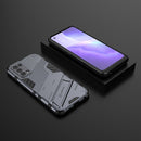 For OPPO Reno5 5G Punk Armor 2 in 1 PC + TPU Shockproof Case with Invisible Holder(Grey)