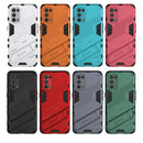 For OPPO Reno5 5G Punk Armor 2 in 1 PC + TPU Shockproof Case with Invisible Holder(White)