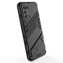 For OPPO Reno5 5G Punk Armor 2 in 1 PC + TPU Shockproof Case with Invisible Holder(Orange)
