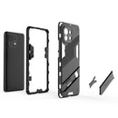 For Xiaomi Mi 11 Punk Armor 2 in 1 PC + TPU Shockproof Case with Invisible Holder(Orange)