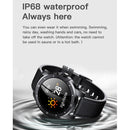 MX12 1.3 inch IPS Color Screen IP68 Waterproof Smart Watch, Support Bluetooth Call / Sleep Monitoring / Heart Rate Monitoring, Style:Steel Strap(Silver)
