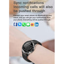 MX12 1.3 inch IPS Color Screen IP68 Waterproof Smart Watch, Support Bluetooth Call / Sleep Monitoring / Heart Rate Monitoring, Style:Steel Strap(Silver)