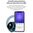 ZL02 1.28 inch Touch Screen IP67 Waterproof Smart Watch, Support Blood Pressure Monitoring / Sleep Monitoring / Heart Rate Monitoring(Blue)