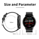 ZL02 1.28 inch Touch Screen IP67 Waterproof Smart Watch, Support Blood Pressure Monitoring / Sleep Monitoring / Heart Rate Monitoring(Black)
