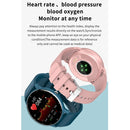ZL02 1.28 inch Touch Screen IP67 Waterproof Smart Watch, Support Blood Pressure Monitoring / Sleep Monitoring / Heart Rate Monitoring(Rose Gold)