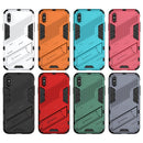 Punk Armor 2 in 1 PC + TPU Shockproof Case with Invisible Holder For iPhone XR(Green)