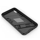Punk Armor 2 in 1 PC + TPU Shockproof Case with Invisible Holder For iPhone XS Max(Black)