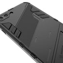 Punk Armor 2 in 1 PC + TPU Shockproof Case with Invisible Holder For iPhone 7 Plus & 8 Plus(Black)
