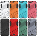 Punk Armor 2 in 1 PC + TPU Shockproof Case with Invisible Holder For iPhone 7 Plus & 8 Plus(Black)