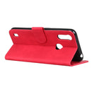 For Motorola Moto E7 Power / E7i Power / Lenovo K13 KHAZNEH Retro Texture PU + TPU Horizontal Flip Leather Case with Holder & Card Slots & Wallet(Red)