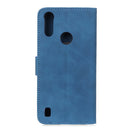 For Motorola Moto E7 Power / E7i Power / Lenovo K13 KHAZNEH Retro Texture PU + TPU Horizontal Flip Leather Case with Holder & Card Slots & Wallet(Blue)