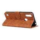 For Motorola Moto E7 Power / E7i Power / Lenovo K13 KHAZNEH Retro Texture PU + TPU Horizontal Flip Leather Case with Holder & Card Slots & Wallet(Brown)