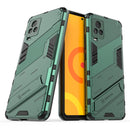 Punk Armor 2 in 1 PC + TPU Shockproof Case with Invisible Holder For vivo iQOO 7(Green)