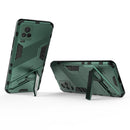 Punk Armor 2 in 1 PC + TPU Shockproof Case with Invisible Holder For vivo iQOO 7(Green)