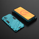 Punk Armor 2 in 1 PC + TPU Shockproof Case with Invisible Holder For vivo iQOO 7(Blue)