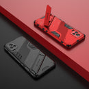 Punk Armor 2 in 1 PC + TPU Shockproof Case with Invisible Holder For vivo iQOO 7(Blue)