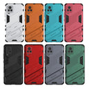Punk Armor 2 in 1 PC + TPU Shockproof Case with Invisible Holder For vivo iQOO 7(Blue)