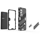 Punk Armor 2 in 1 PC + TPU Shockproof Case with Invisible Holder For vivo X60 Pro Plus 5G(Black)