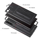For Galaxy Note10 Fierre Shann Full Coverage Protective Leather Case with Holder & Card Slot(Black)