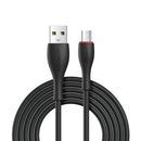 JOYROOM S-1030M8 M8 Bowling Series 2.4A USB to Micro USB TPE Charging Transmission Data Cable, Cable Length:1m(Black)