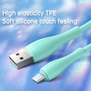 JOYROOM S-1030M8 M8 Bowling Series 2.4A USB to Micro USB TPE Charging Transmission Data Cable, Cable Length:1m(Black)