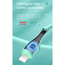 JOYROOM S-1030M8 M8 Bowling Series 2.4A USB to 8 Pin TPE Charging Transmission Data Cable, Cable Length:1m(Black)