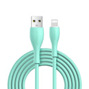 JOYROOM S-2030M8 M8 Bowling Series 2.4A USB to 8 Pin TPE Charging Transmission Data Cable, Cable Length:2m(Green)