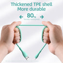 JOYROOM S-2030M8 M8 Bowling Series 2.4A USB to 8 Pin TPE Charging Transmission Data Cable, Cable Length:2m(White)