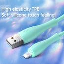 JOYROOM S-2030M8 M8 Bowling Series 2.4A USB to 8 Pin TPE Charging Transmission Data Cable, Cable Length:2m(Black)