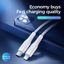 JOYROOM S-1224M3 20W 2.4A USB-C / Type-C to 8 Pin PD Fast Charging Data Cable, Cable Length: 1.2m(White)