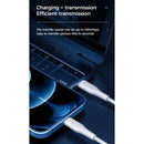 JOYROOM S-1224M3 20W 2.4A USB-C / Type-C to 8 Pin PD Fast Charging Data Cable, Cable Length: 1.2m(White)