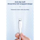 JOYROOM S-1224M3 20W 2.4A USB-C / Type-C to 8 Pin PD Fast Charging Data Cable, Cable Length: 1.2m(White)