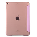 For iPad 10.2 2021 / 2020 / 2019 Silk Texture Horizontal Flip Magnetic PU Leather Case, with Three-folding Holder & Sleep / Wake-up Function(Pink)