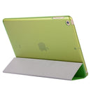 For iPad 10.2 2021 / 2020 / 2019 Silk Texture Horizontal Flip Magnetic PU Leather Case, with Three-folding Holder & Sleep / Wake-up Function(Green)