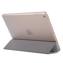 For iPad 10.2 2021 / 2020 / 2019 Silk Texture Horizontal Flip Magnetic PU Leather Case, with Three-folding Holder & Sleep / Wake-up Function(Silver)