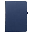 For Lenovo Smart Tab M10 / P10 10.1 inch Litchi Texture Solid Color Horizontal Flip Leather Case with Holder & Pen Slot(Dark Blue)