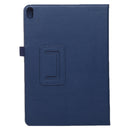 For Lenovo Smart Tab M10 / P10 10.1 inch Litchi Texture Solid Color Horizontal Flip Leather Case with Holder & Pen Slot(Dark Blue)