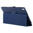 For Lenovo Smart Tab M10 / P10 10.1 inch Litchi Texture Solid Color Horizontal Flip Leather Case with Holder & Pen Slot(Dark Blue)