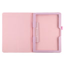 For Lenovo Smart Tab M10 / P10 10.1 inch Litchi Texture Solid Color Horizontal Flip Leather Case with Holder & Pen Slot(Pink)