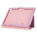 For Lenovo Smart Tab M10 / P10 10.1 inch Litchi Texture Solid Color Horizontal Flip Leather Case with Holder & Pen Slot(Pink)