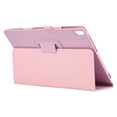 For Lenovo Smart Tab M10 / P10 10.1 inch Litchi Texture Solid Color Horizontal Flip Leather Case with Holder & Pen Slot(Pink)