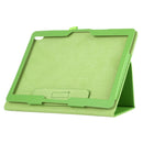 For Lenovo Smart Tab M10 / P10 10.1 inch Litchi Texture Solid Color Horizontal Flip Leather Case with Holder & Pen Slot(Green)