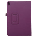 For Lenovo Smart Tab M10 / P10 10.1 inch Litchi Texture Solid Color Horizontal Flip Leather Case with Holder & Pen Slot(Purple)