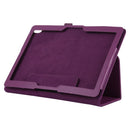 For Lenovo Smart Tab M10 / P10 10.1 inch Litchi Texture Solid Color Horizontal Flip Leather Case with Holder & Pen Slot(Purple)