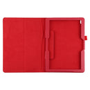 For Lenovo Smart Tab M10 / P10 10.1 inch Litchi Texture Solid Color Horizontal Flip Leather Case with Holder & Pen Slot(Red)