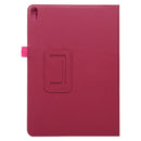 For Lenovo Smart Tab M10 / P10 10.1 inch Litchi Texture Solid Color Horizontal Flip Leather Case with Holder & Pen Slot(Rose Red)