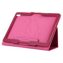 For Lenovo Smart Tab M10 / P10 10.1 inch Litchi Texture Solid Color Horizontal Flip Leather Case with Holder & Pen Slot(Rose Red)
